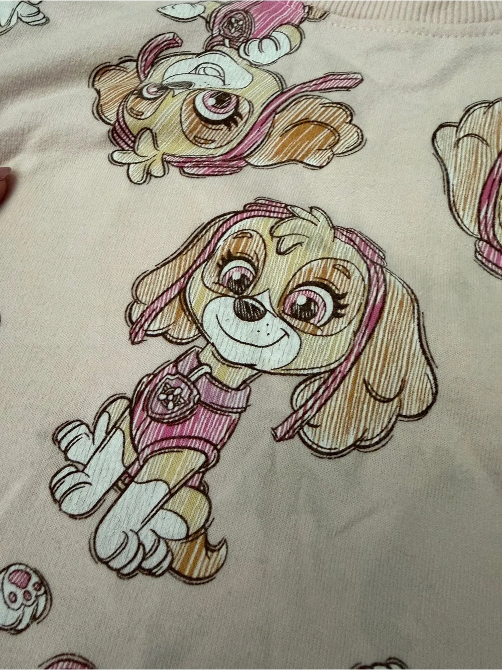Paw Patrol light pink Skye matching set - 2T